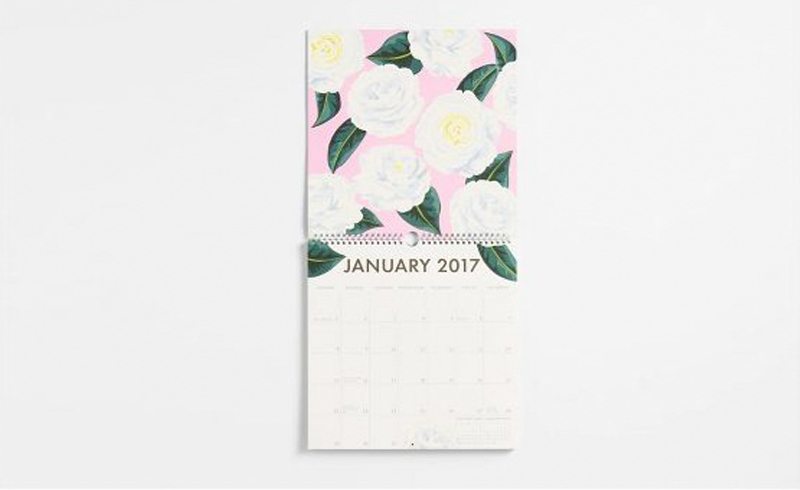 Paper Source Art Grid Calendar 2017