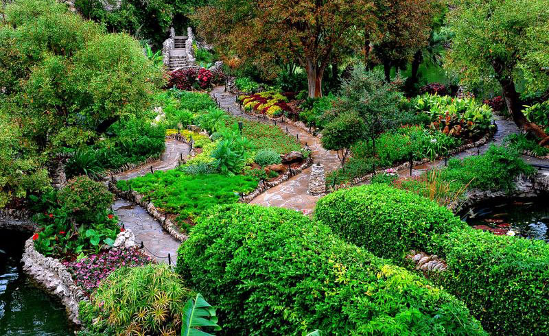 are dogs allowed in japanese garden san antonio