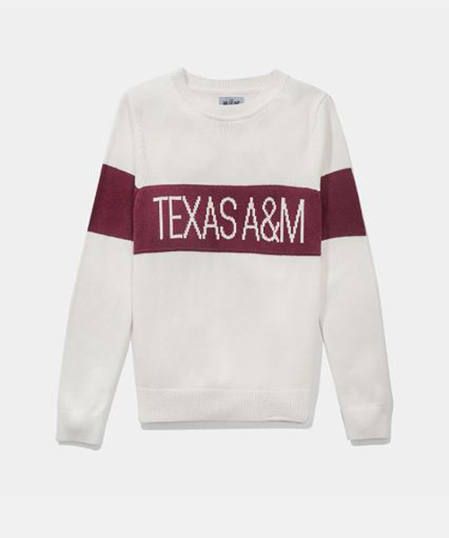 Retro Texas A&M Stripe Sweater - Go-to Game Day Outfits