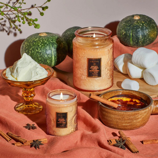 Voluspa Pumpkin Spice Latte, Luxury Fall Candles, Image courtesy of brand