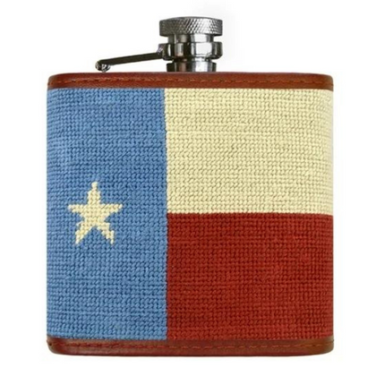 Get the party started (or keep it going) with this stainless steel and leather flask.