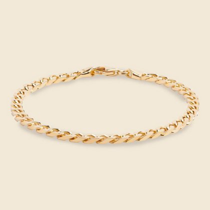 Santa is bringing on the bling this year with this gold Cuban Chain Bracelet from STAG Provisions in Austin & Dallas.