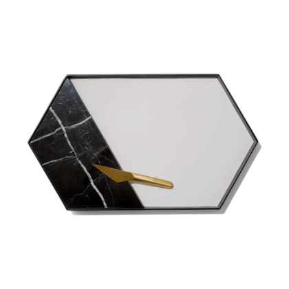 Marble Modular Serving Tray + Knife