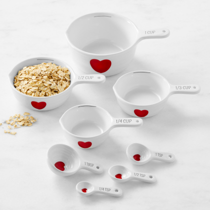Heart Measuring Cups and Spoons