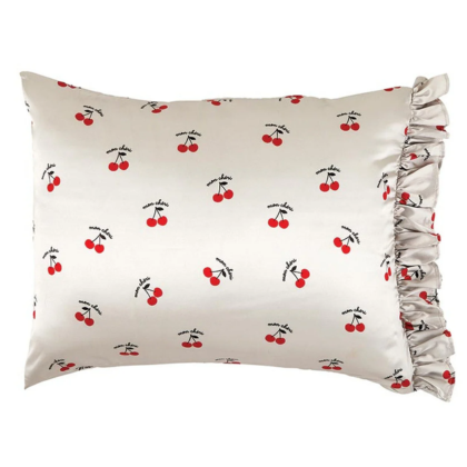 MonCheri Cherry Satin Pillowcase