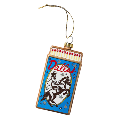 Dallas Matchbook Ornament